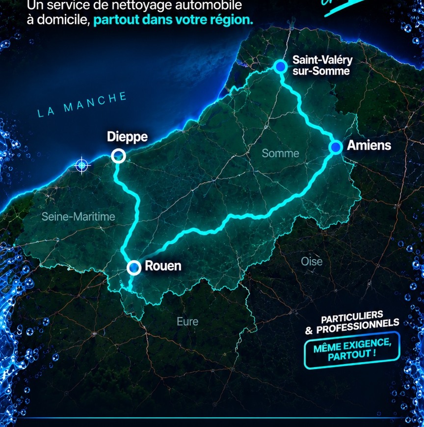 Secteur d’intervention Turb’Eau sur la carte de la région